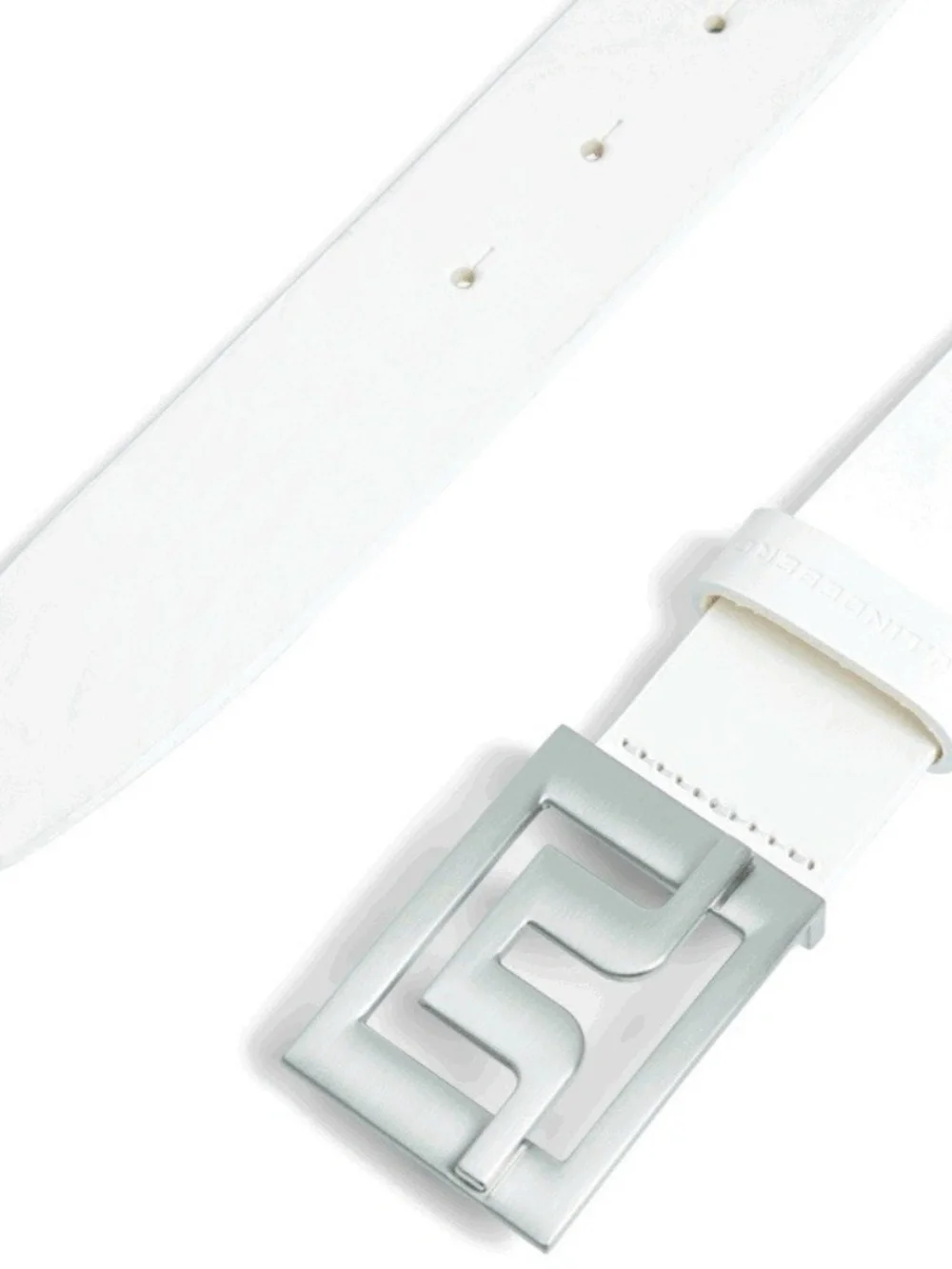 Brand New J.Lindeberg Men Slater White Leather Golf Belt White - 36
